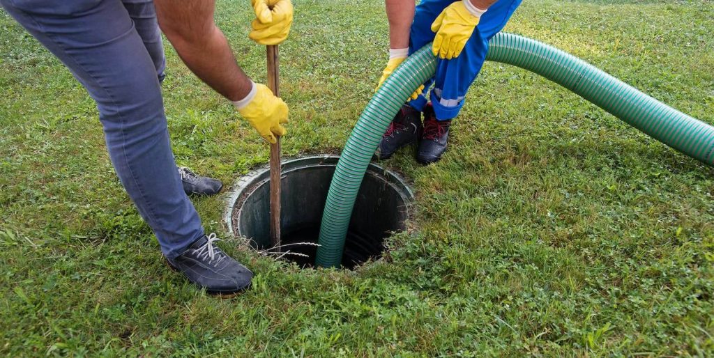 unblocking in ground drain